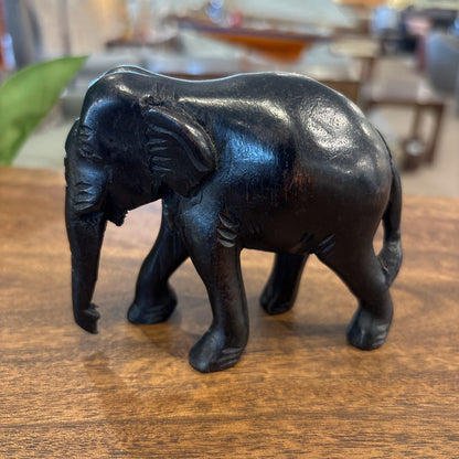 Hand Carved Dark Elephant