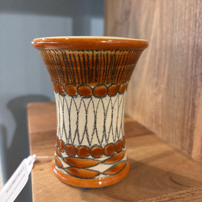 Ecuadorian Ceramic Frog Vase