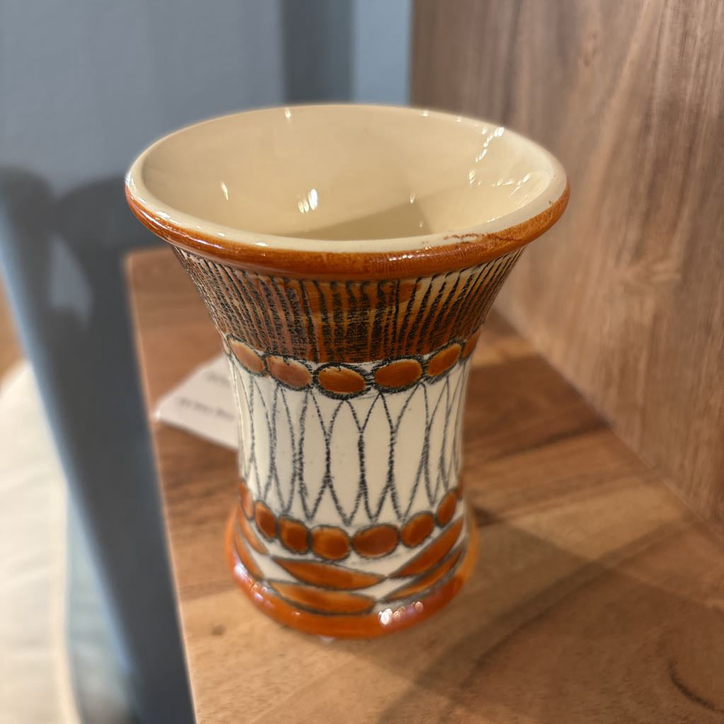 Ecuadorian Ceramic Frog Vase