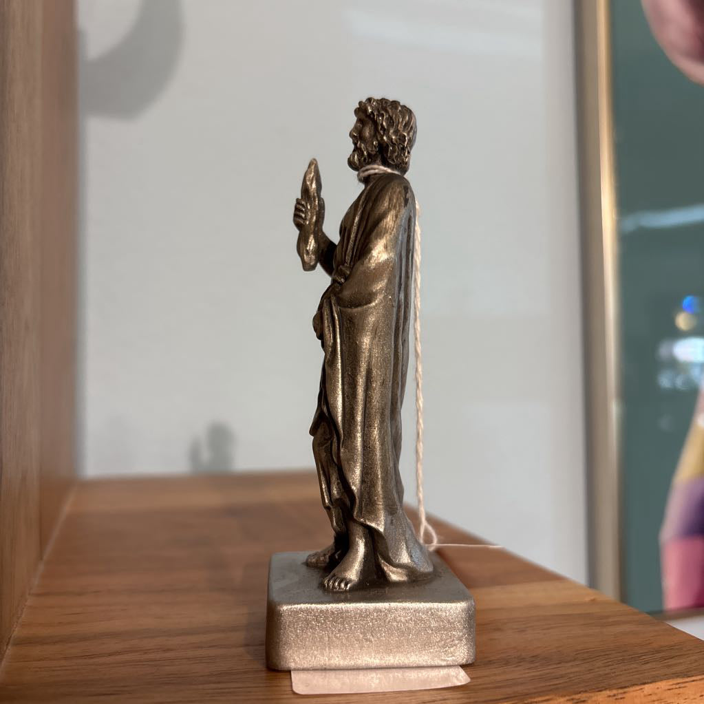 Silver Toned Jupiter Figure