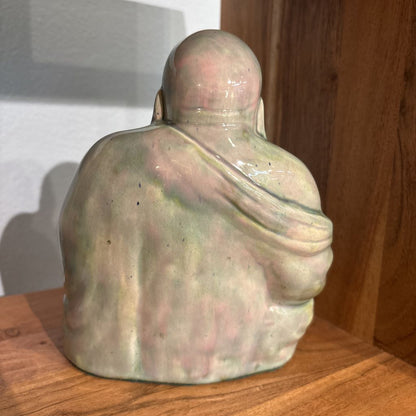 Green Ceramic Laughing Budda