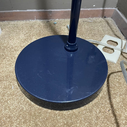 Navy Blue Curved Neck Floor Lamp LAMPS