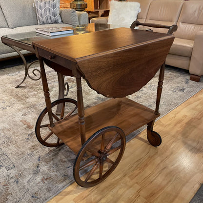 Vintage Drop Leaf Tea Cart C BAR CARTS