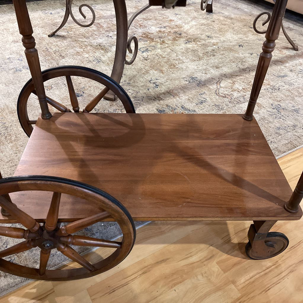 Vintage Drop Leaf Tea Cart C BAR CARTS
