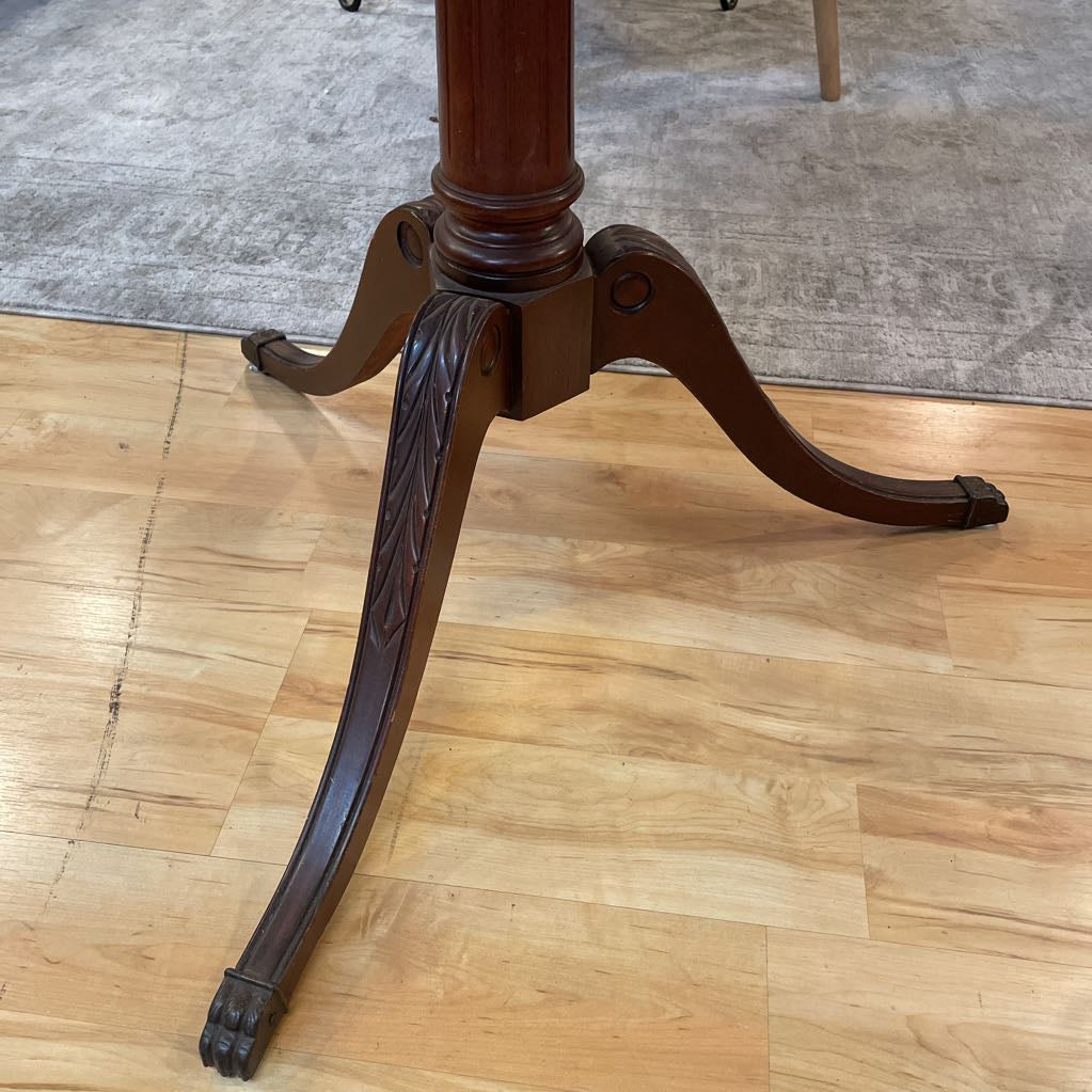 Vintage Mersman Pie Crust Pedestal Table C SIDE TABLES