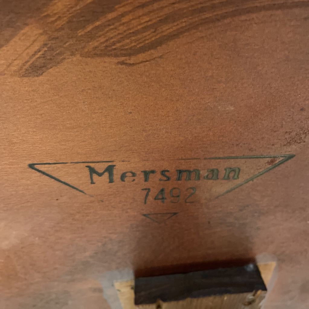 Vintage Mersman Pie Crust Pedestal Table C SIDE TABLES
