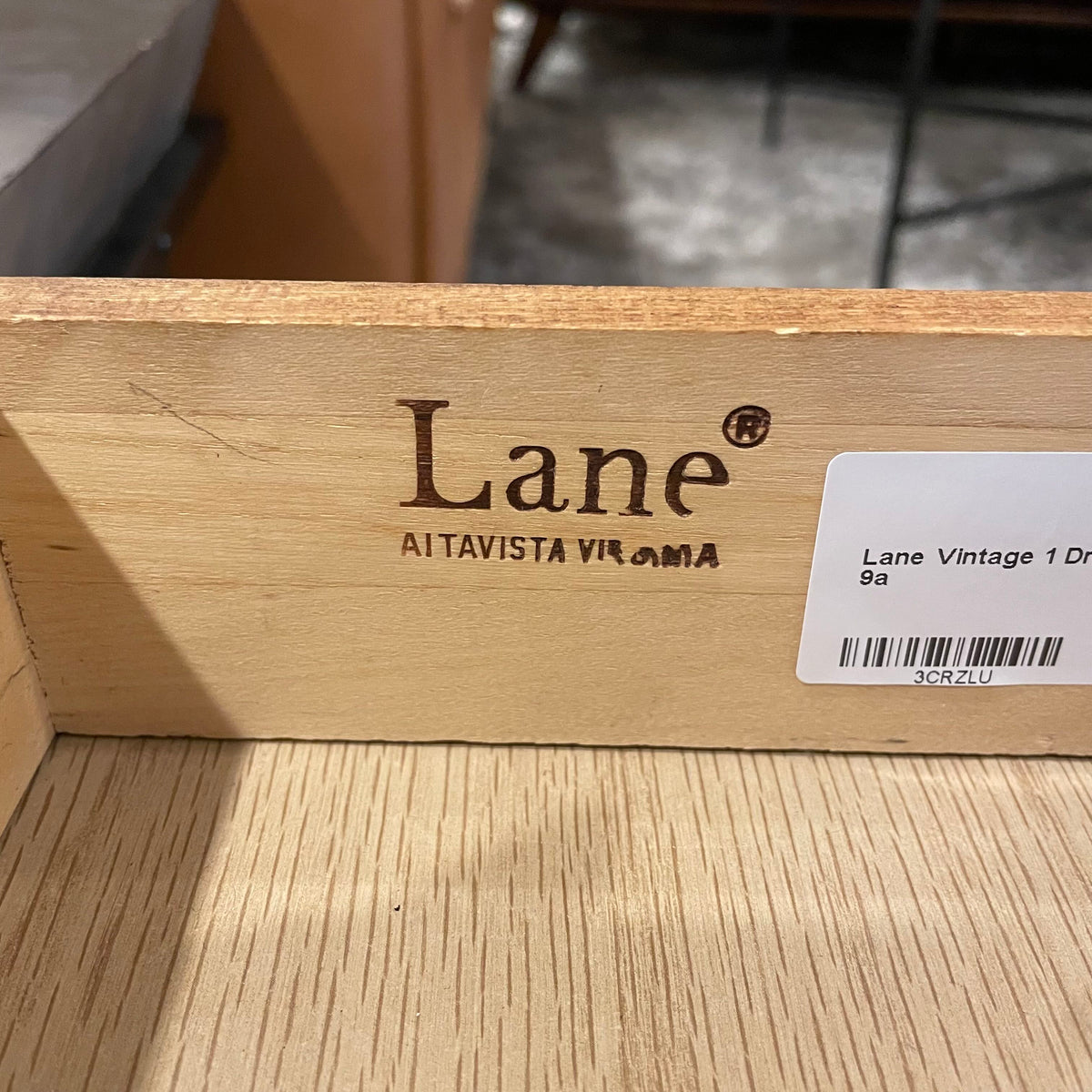 Lane Vintage 1 Drawer Side Table