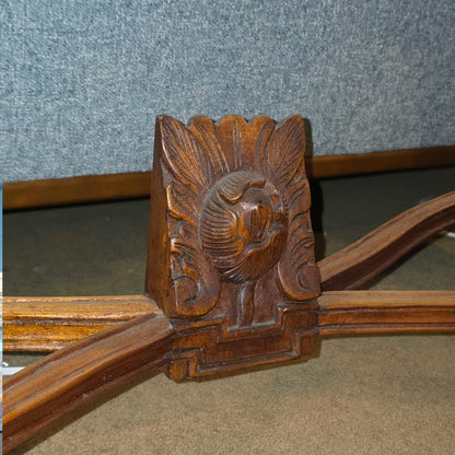 Ornate Carved Wood Console Table