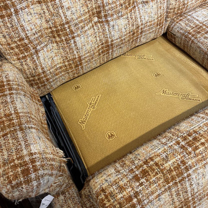 Vintage Plaid Master Rest Sleeper Sofa