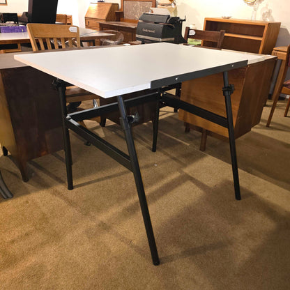 White Adjustable Drafting Table