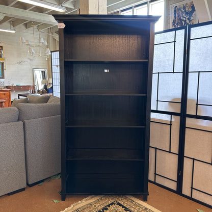 Tall Black Book Case