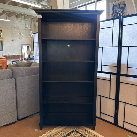Tall Black Book Case