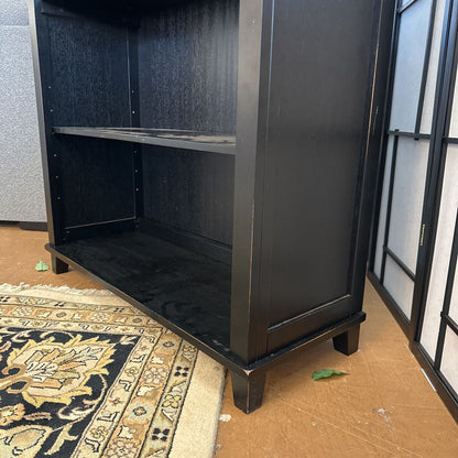 Tall Black Book Case