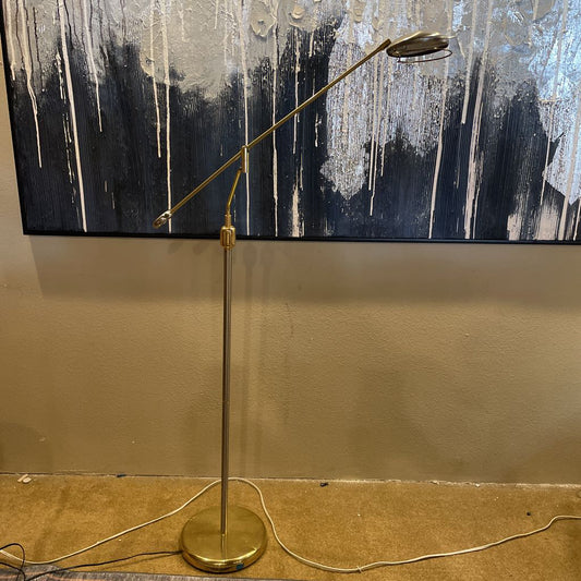 Space Age Golden Floor Lamp LAMPS