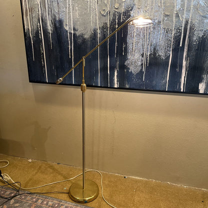 Space Age Golden Floor Lamp