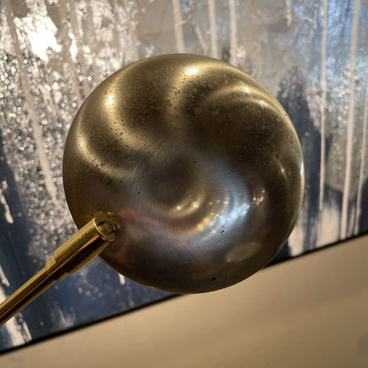 Space Age Golden Floor Lamp