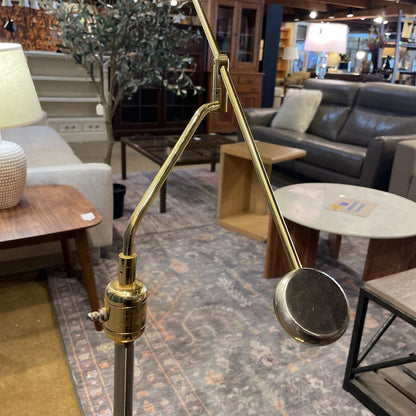 Space Age Golden Floor Lamp