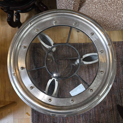 Brian Swanson "Ballerina Table" Found Metal Objects Side Table