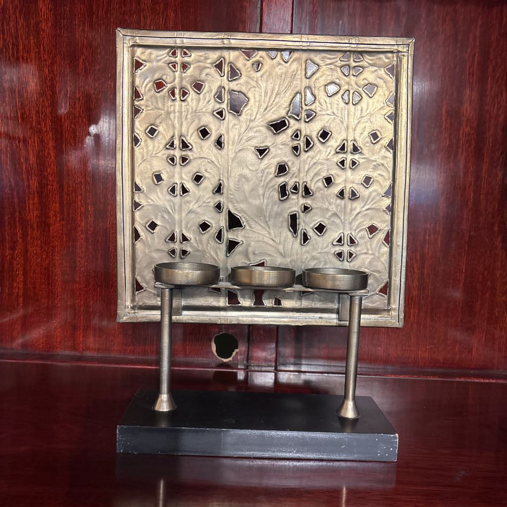 Decorative Metal Candle Holder