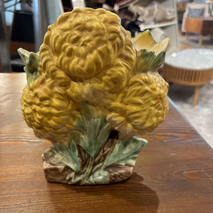 McCoy Chrysanthemum Pottery Vase
