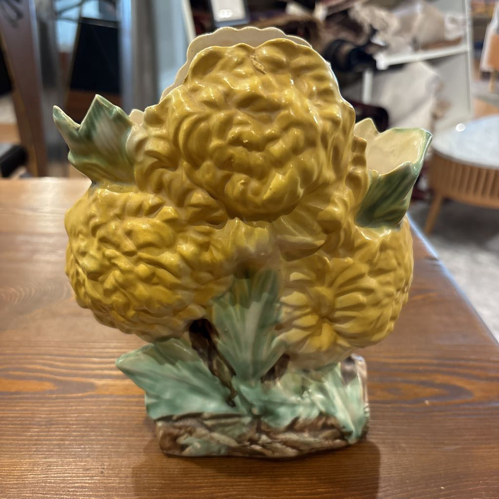 McCoy Chrysanthemum Pottery Vase