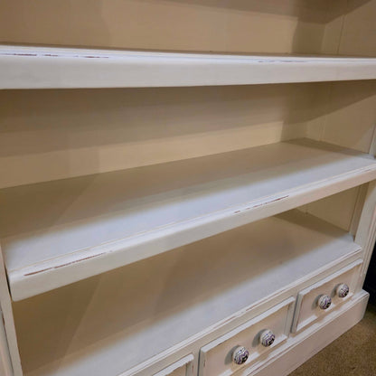 White 3 Drawer 3 Tier Bookshelf