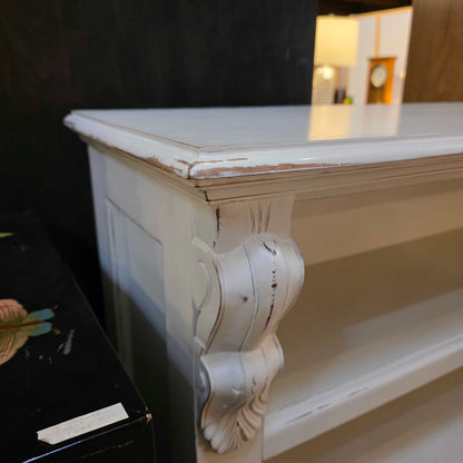 White 3 Drawer 3 Tier Bookshelf