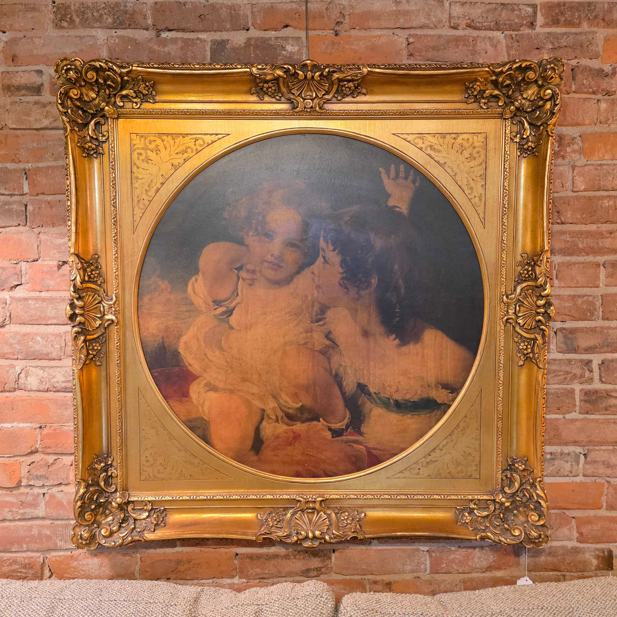 The Calmady Children Reproduction in Ornate Frame
