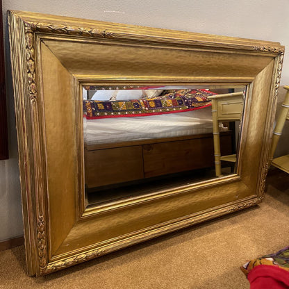 Antique Gold Beveled Mirror