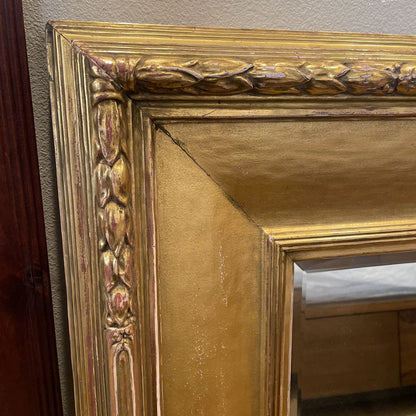 Antique Gold Beveled Mirror