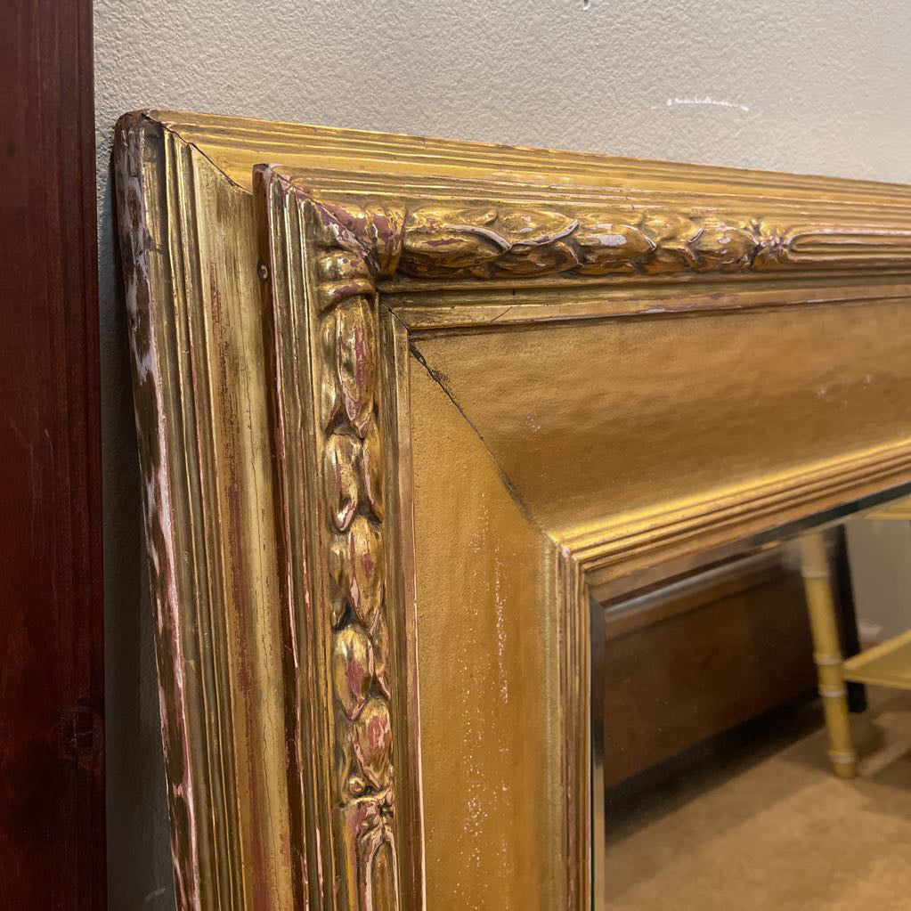 Antique Gold Beveled Mirror