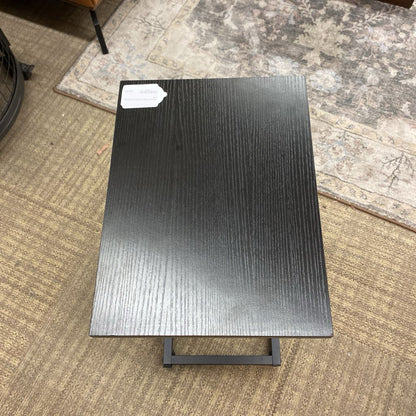 Black C Table w/Power & Pockets