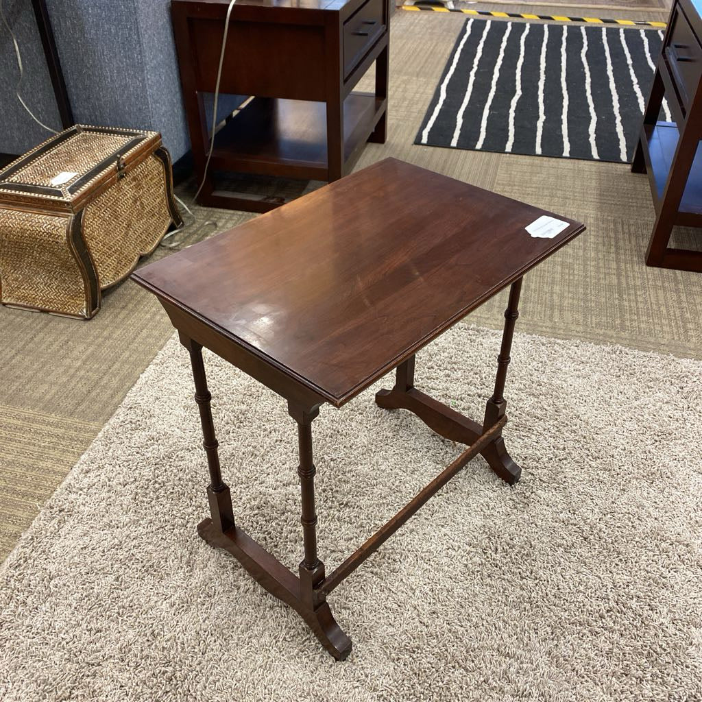 Turned Spindly Leg Side Table
