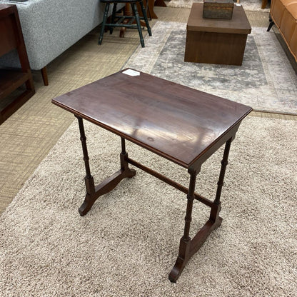 Turned Spindly Leg Side Table