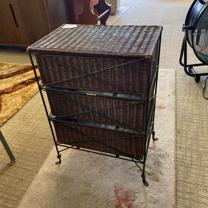 Three Basket Side Table