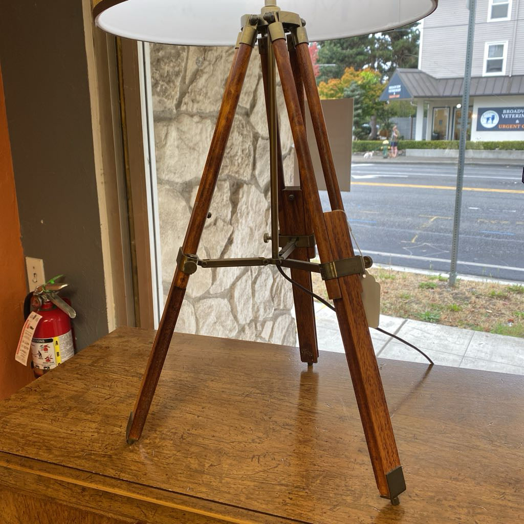 Moose Surveyor Tripod Table Lamp