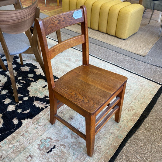 Classic Vintage Oak Dining Chair
