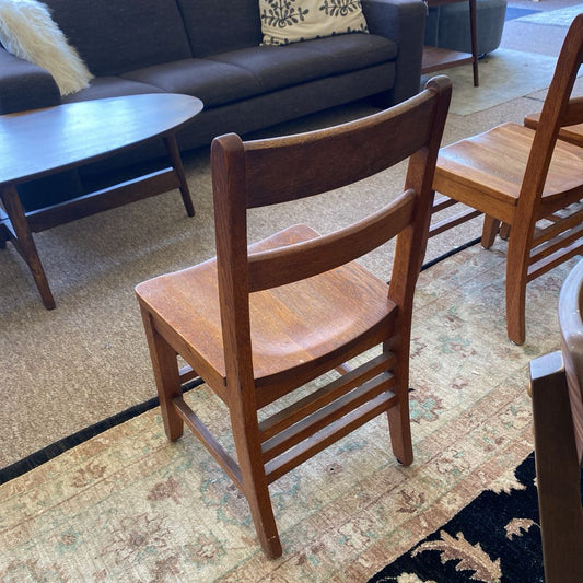 Classic Vintage Oak Dining Chair