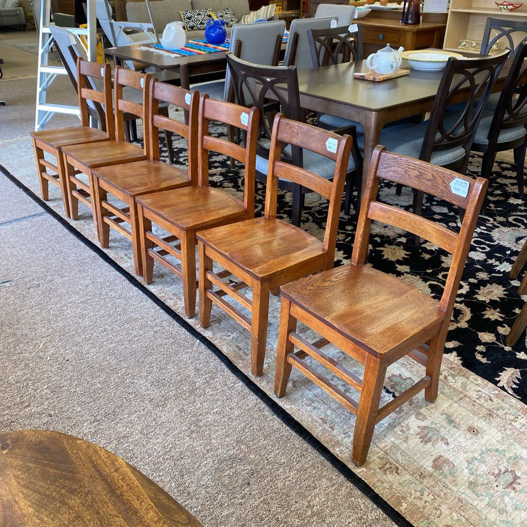 Classic Vintage Oak Dining Chair