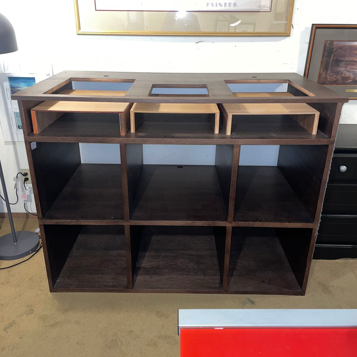 Custom Audio DJ Turntable Console & Record Storage MISC SOUND EQUIPMENT