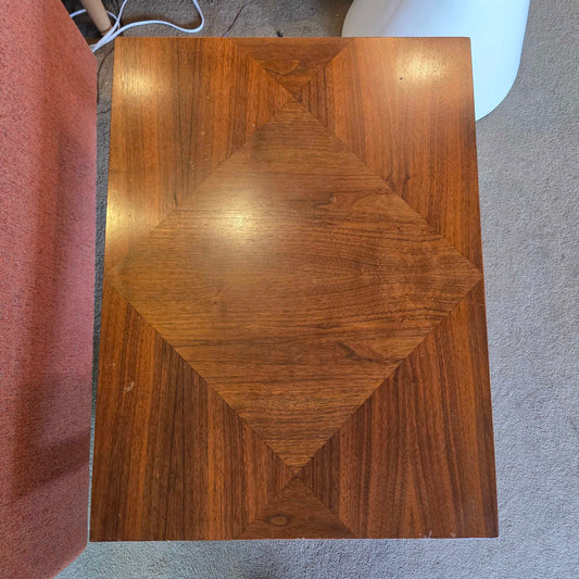 Lane Square with Diamond Top Side Table