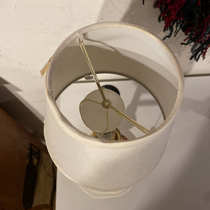 Round Brass Adjust. Offset Desk Lamp