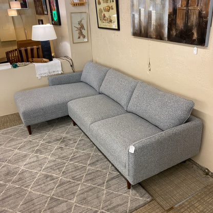 Egersund Pebble Grey LAF Chaise Sectional