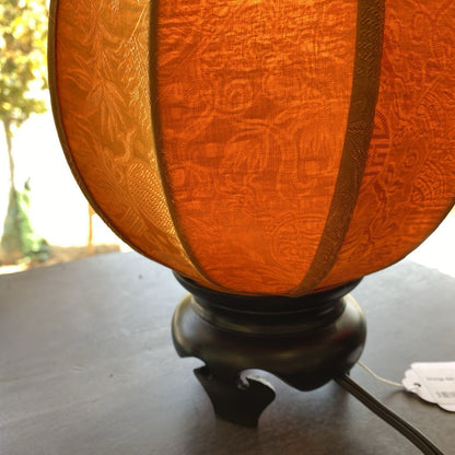 Orange Silk Blossom Table Lamp