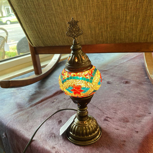 Small Turkish Mosaic Lamp