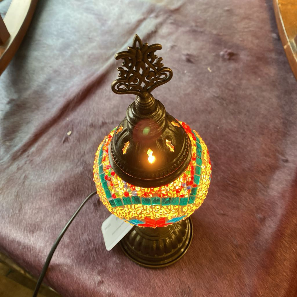 Small Turkish Mosaic Lamp