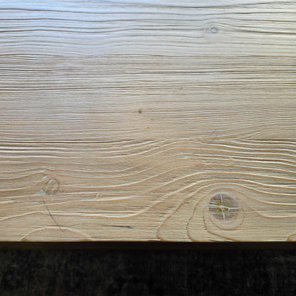Blonde Wood Crate & Barrell Beveled Open Coffee Table