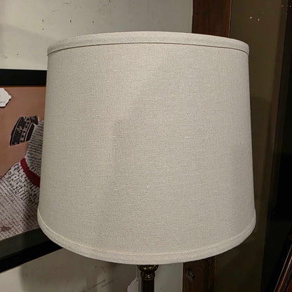 Bronze Floor Lamp w/ Beige Shade