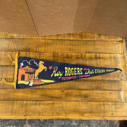 Roy Rogers and Dale Evans Vintage Pennant UNIQUE FINDS