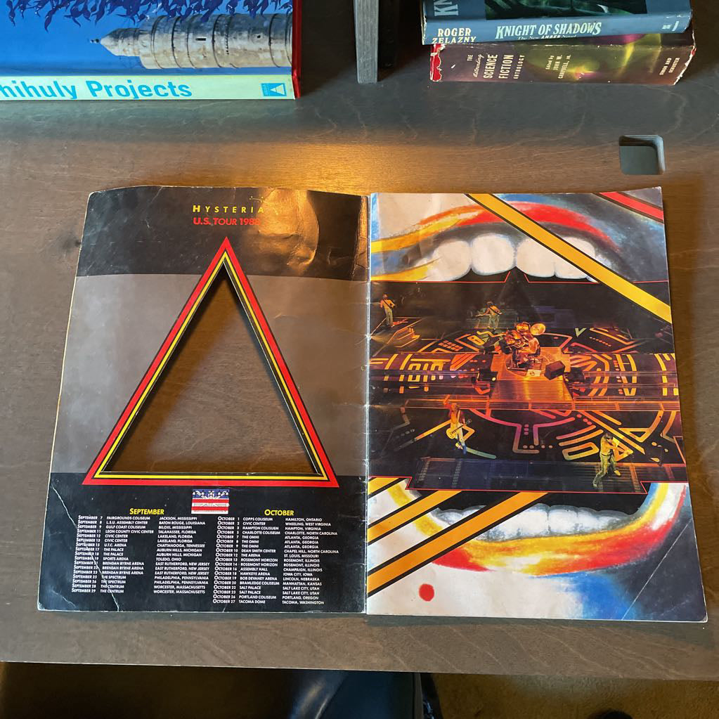 Def Leppard 1988 US Tour Program